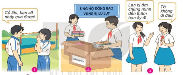 Em hãy đọc câu truyện, quan sát các bức tranh dưới đây và trả lời Câu hỏi trang 11