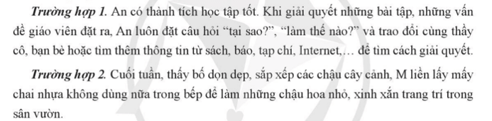 Em hãy cho biết bạn M đã thể hiện sự sáng tạo trong lao động như thế nào