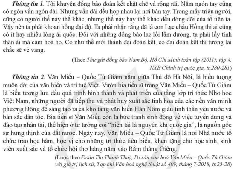 Theo em, truyền thống của dân tộc Việt Nam có giá trị như thế nào đối với cá nhân