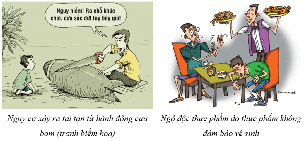 Lý thuyết GDCD 8 Chân trời sáng tạo Bài 9: Phòng ngừa tai nạn vũ khí, cháy, nổ và các chất độc hại