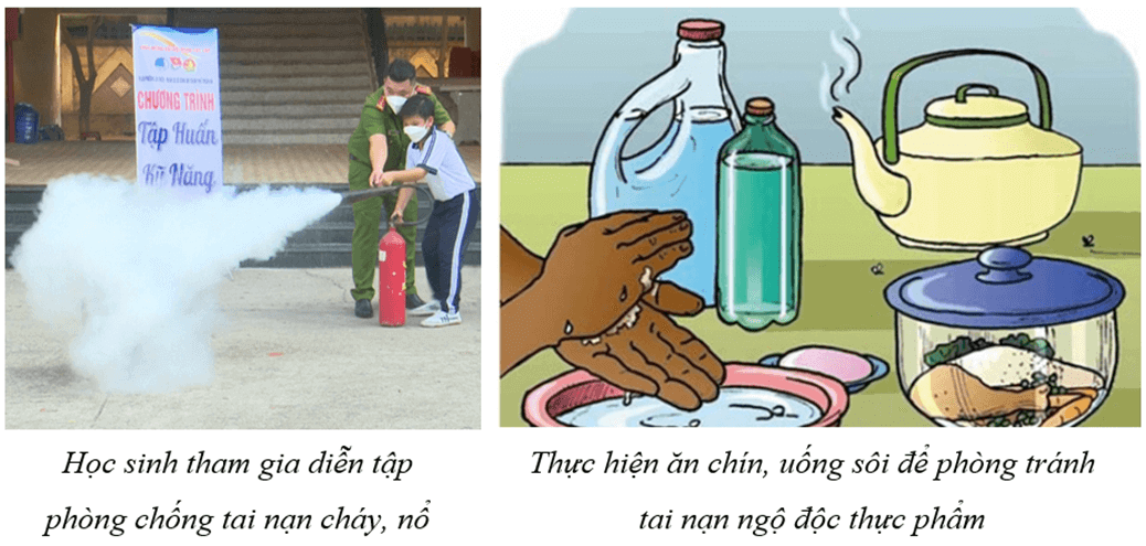 Lý thuyết GDCD 8 Chân trời sáng tạo Bài 9: Phòng ngừa tai nạn vũ khí, cháy, nổ và các chất độc hại