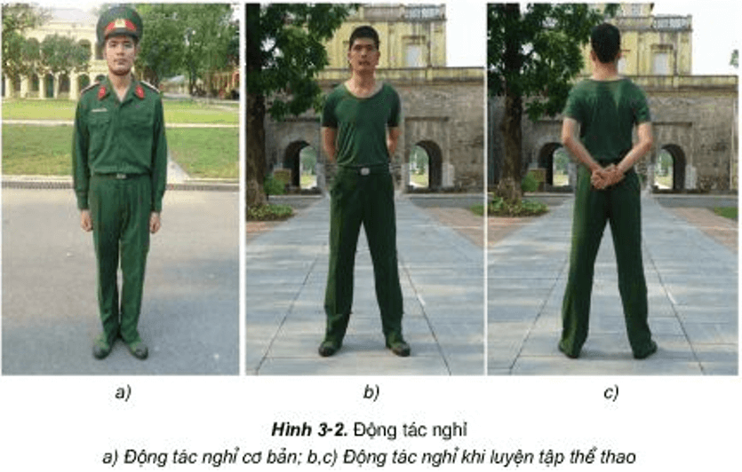 Lý thuyết GDQP 10 Cánh diều Bài 2: Đội ngũ từng người không có súng (ảnh 1)