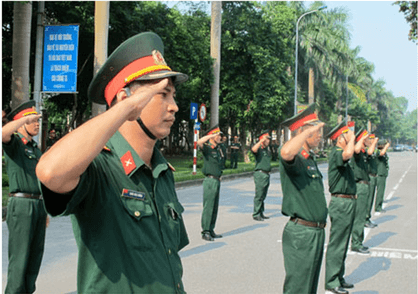 Lý thuyết GDQP 10 Cánh diều Bài 2: Đội ngũ từng người không có súng (ảnh 3)