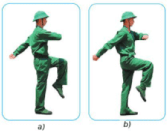 Lý thuyết GDQP 10 Cánh diều Bài 2: Đội ngũ từng người không có súng (ảnh 6)