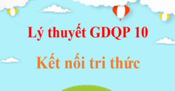 Tóm tắt Lý thuyết Giáo dục quốc phòng 10 Kết nối tri thức hay, ngắn gọn