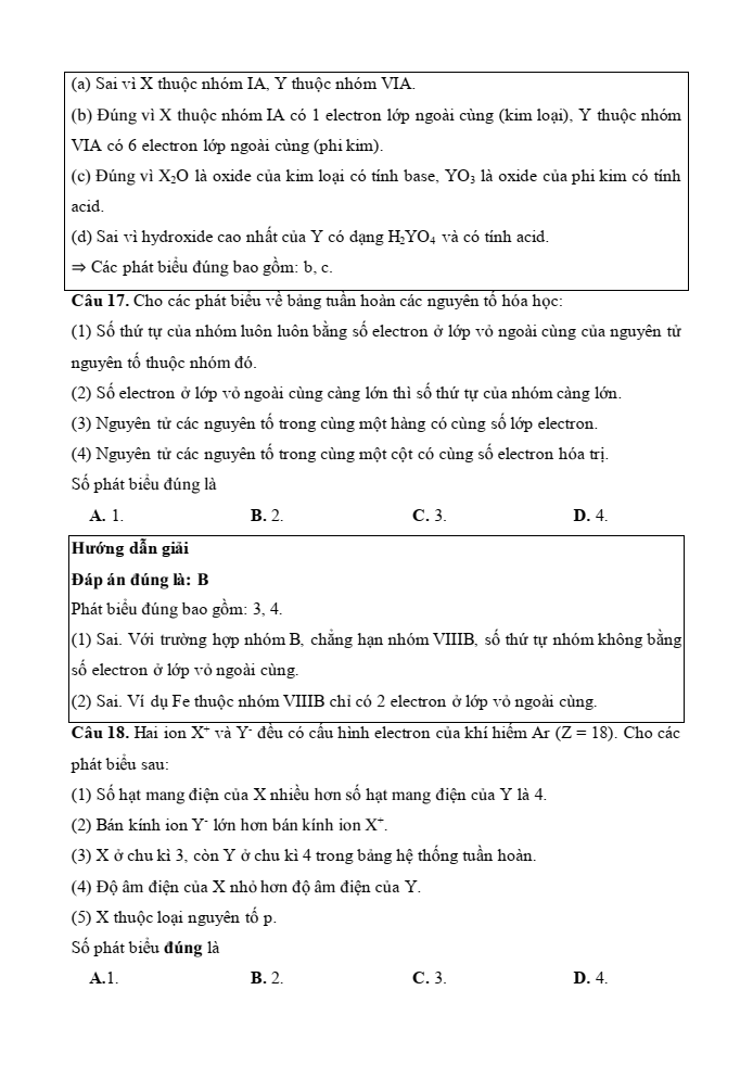 Đề kiểm tra Hóa học 10 Cánh diều Chủ đề 2 (có lời giải)