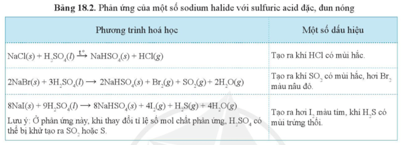 Lý thuyết Hóa học 10 Cánh diều Bài 18: Hydrogen halide và hydrohalic acid