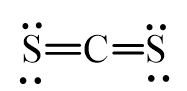 Viết công thức Lewis của các phân tử CS2, SCl2 và CCl4 (ảnh 1)