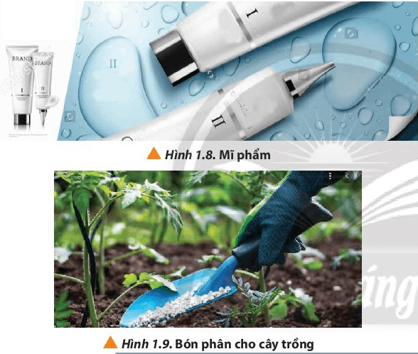 Quan sát các Hình từ 1.4 đến 1.10, cho biết hóa học có ứng dụng (ảnh 1)