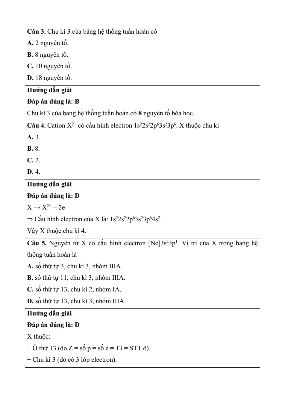 Đề kiểm tra Hóa học 10 Chân trời sáng tạo Chương 2 (có lời giải)