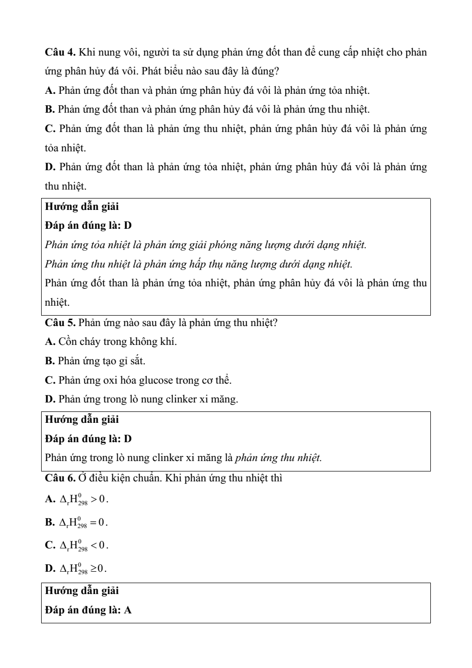 Đề kiểm tra Hóa học 10 Chân trời sáng tạo Chương 5 (có lời giải)