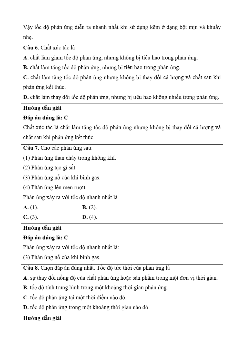 Đề kiểm tra Hóa học 10 Chân trời sáng tạo Chương 6 (có lời giải)