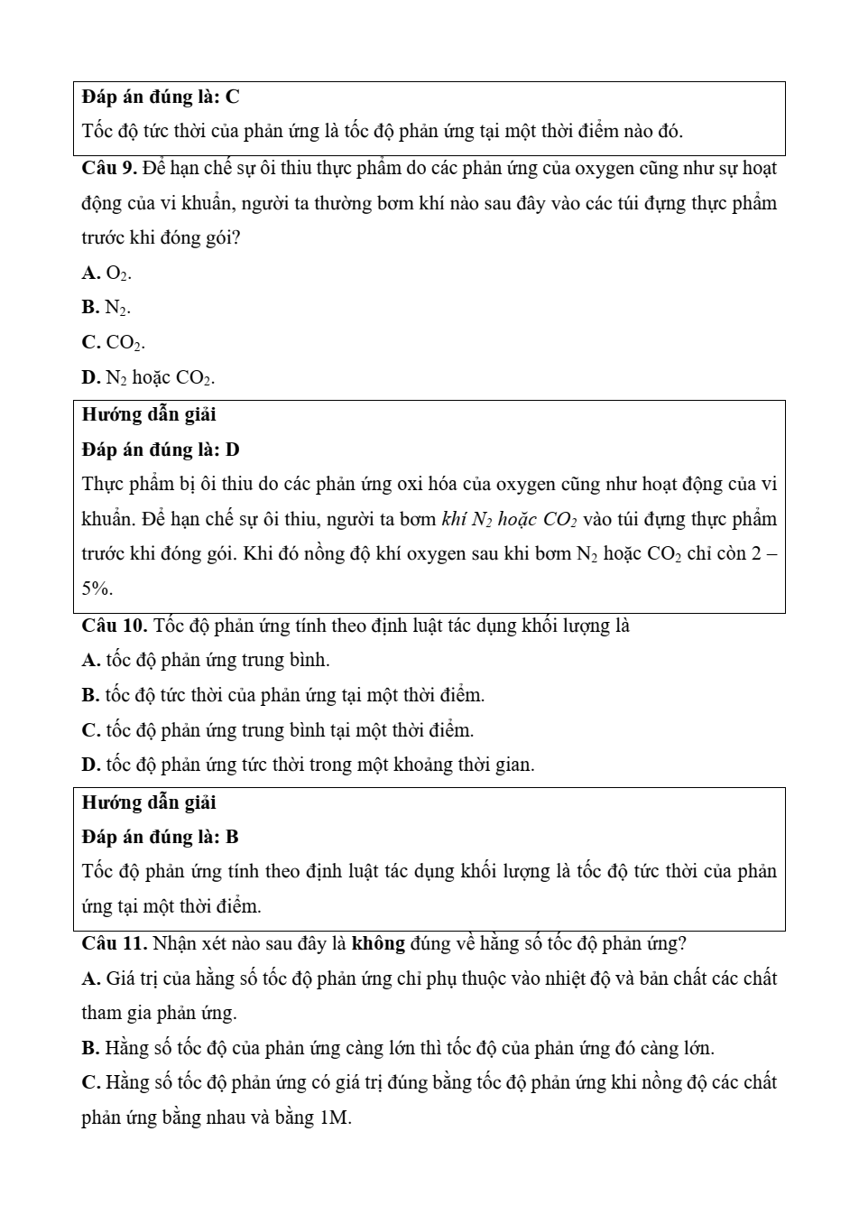 Đề kiểm tra Hóa học 10 Chân trời sáng tạo Chương 6 (có lời giải)