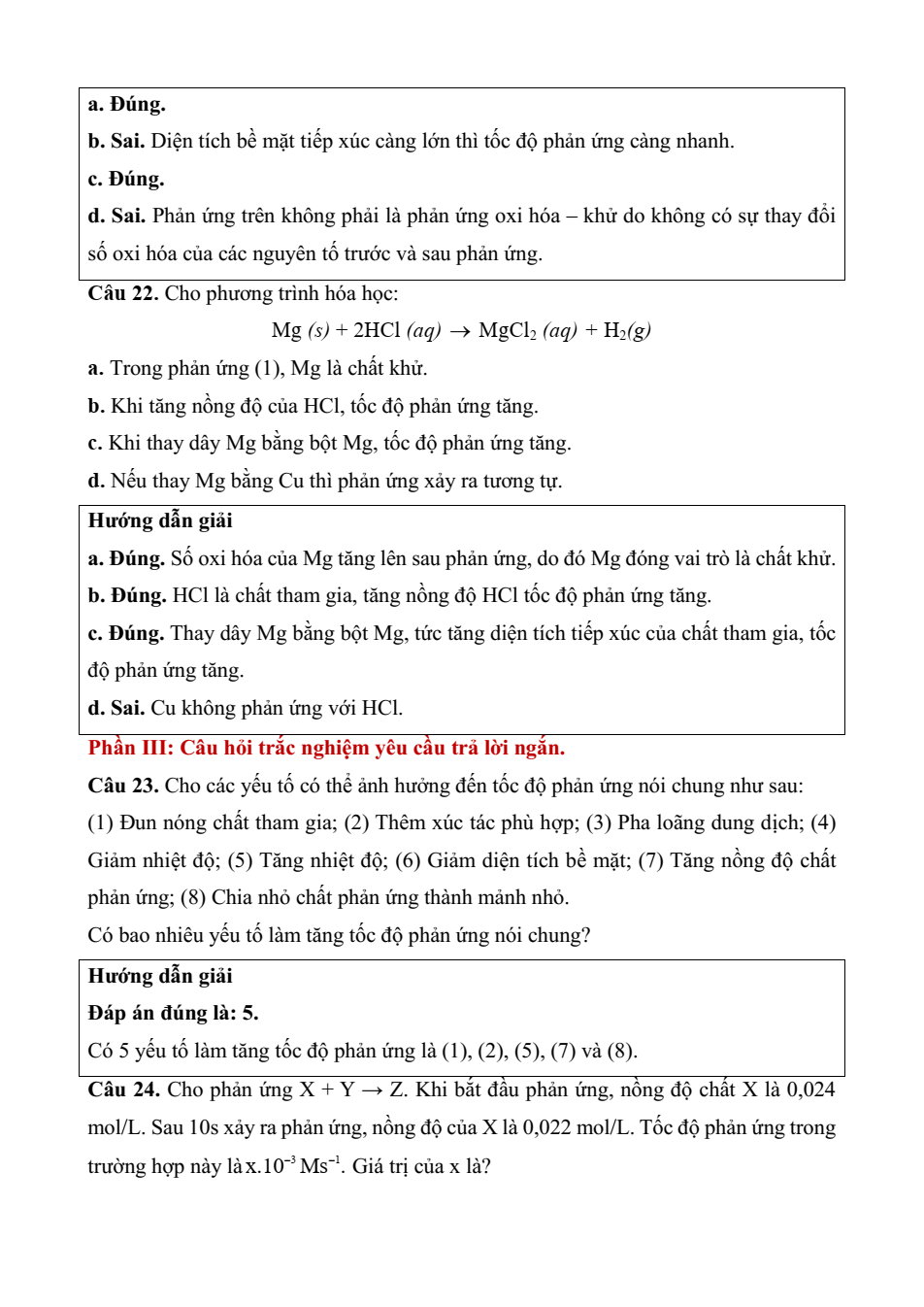 Đề kiểm tra Hóa học 10 Chân trời sáng tạo Chương 6 (có lời giải)