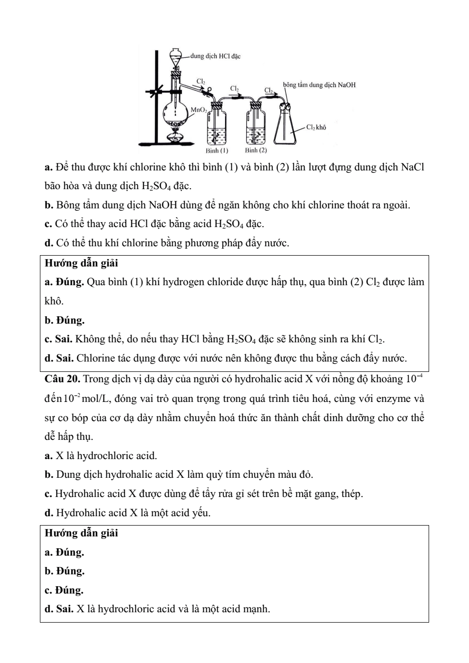 Đề kiểm tra Hóa học 10 Chân trời sáng tạo Chương 7 (có lời giải)