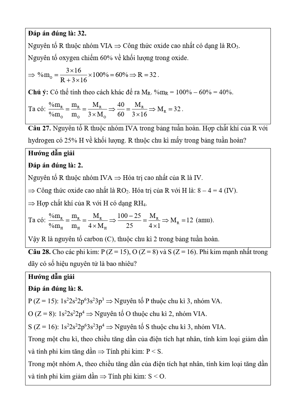 Đề kiểm tra Hóa học 10 Kết nối tri thức Chương 2 (có lời giải)