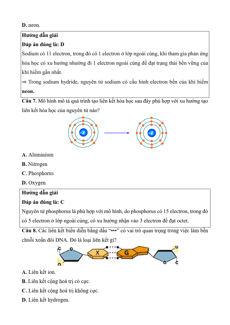 Đề kiểm tra Hóa học 10 Kết nối tri thức Chương 3 (có lời giải)