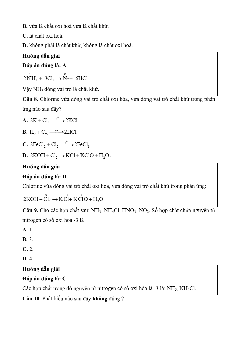 Đề kiểm tra Hóa học 10 Kết nối tri thức Chương 4 (có lời giải)