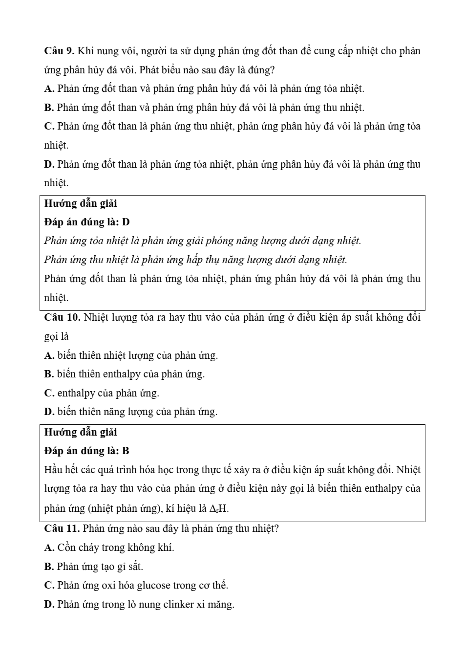 Đề kiểm tra Hóa học 10 Kết nối tri thức Chương 5 (có lời giải)