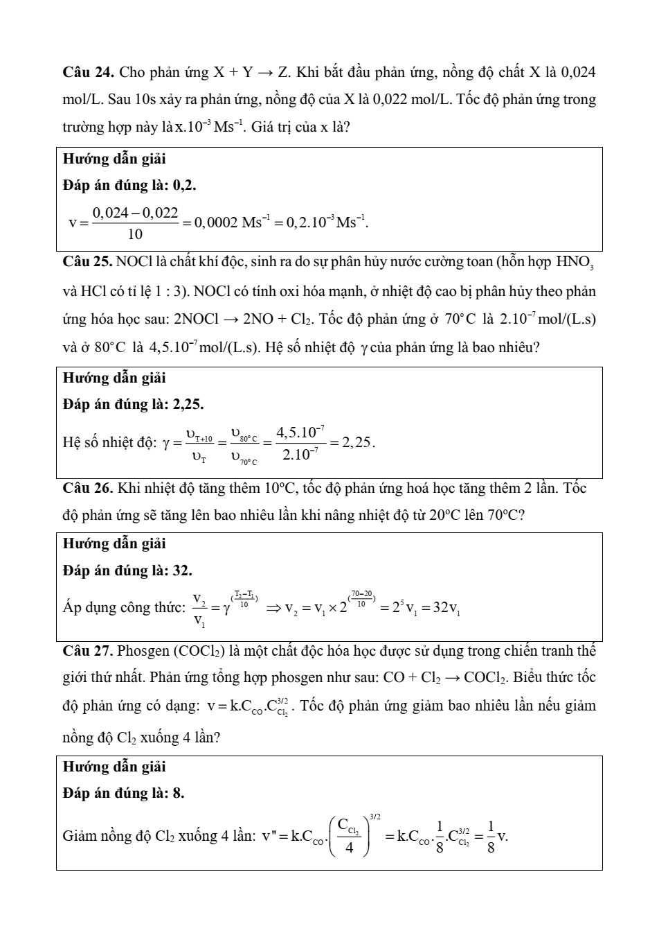 Đề kiểm tra Hóa học 10 Kết nối tri thức Chương 6 (có lời giải)
