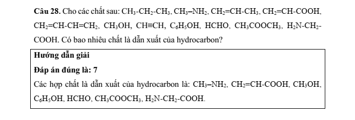 Đề kiểm tra Hóa học 11 Chân trời sáng tạo Chương 3 (có lời giải)