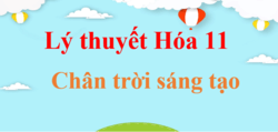 Lý thuyết Hóa 11 Chân trời sáng tạo (hay, chi tiết) | Kiến thức trọng tâm Hóa học 11