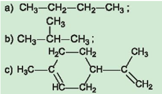 Hãy cho biết có loại mạch carbon nào trong công thức cấu tạo của các chất sau đây