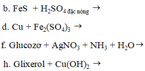 4 dạng bài tập Phản ứng oxi hóa khử trong đề thi Đại học (có lời giải)