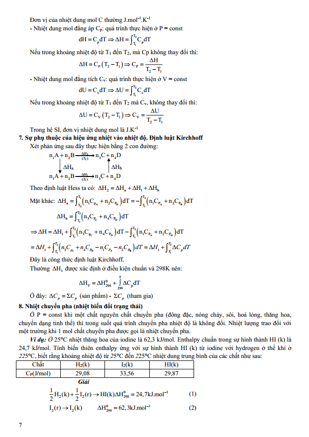 Chuyên đề bồi dưỡng HSG Hóa học 10 Năng lượng của phản ứng hóa học (có lời giải)