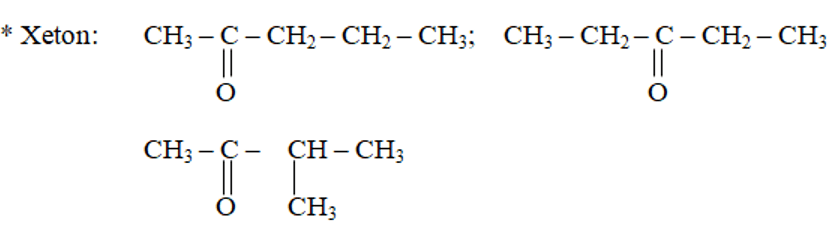 100 câu trắc nghiệm Anđehit, Xeton, Axit Cacboxylic có lời giải (cơ bản - phần 3)