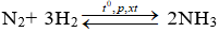 Bài tập về Nitơ (N<sub>2</sub>) cực hay (có lời giải)