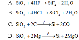 25 Bài tập về Silic (Si) và hợp chất của Silic cực hay (có lời giải)