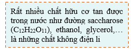 Cân bằng trong dung dịch nước lớp 11