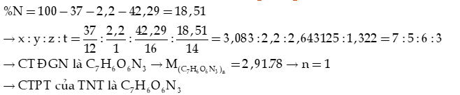 Công thức phân tử hợp chất hữu cơ lớp 11