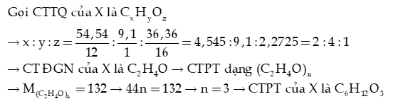 Công thức phân tử hợp chất hữu cơ lớp 11