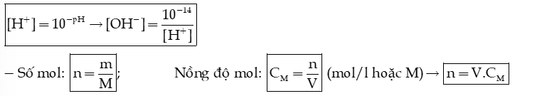 pH của dung dịch. Chất chỉ thị acid- base lớp 11