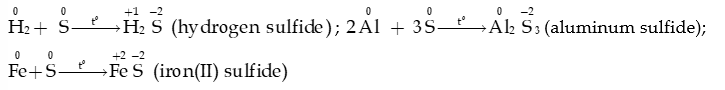 Sulfur và Sulfur dioxide lớp 11