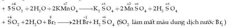 Sulfur và Sulfur dioxide lớp 11