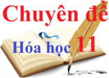 Chuyên đề Hóa học lớp 11 | Chuyên đề: Lý thuyết và Bài tập Hóa học 11 có đáp án