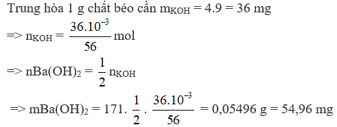 2 dạng bài tập về Lipit, Chất béo trong đề thi Đại học (có lời giải) | Hóa học lớp 12