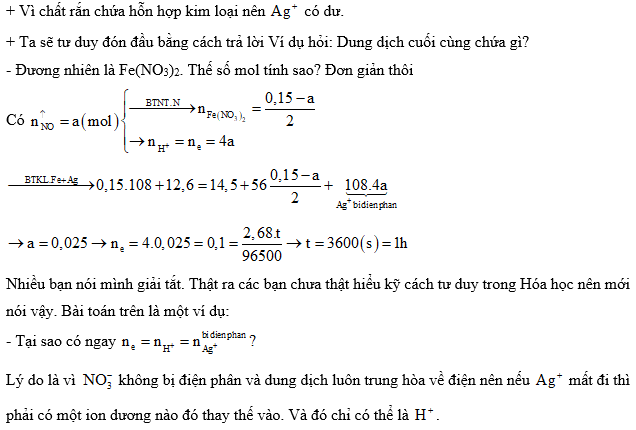 Bài tập điện phân nâng cao có lời giải