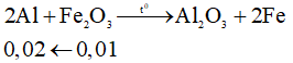 Bài tập về phản ứng nhiệt nhôm và cách giải