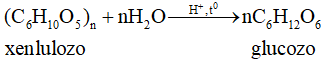 Bài tập về phản ứng thủy phân saccarozơ, tinh bột, xenlulozơ và cách giải