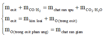 Các dạng toán khử oxit kim loại bằng C, H2, CO, kim loại mạnh và cách giải