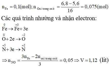 Phương pháp bảo toàn electron trong hóa học hay, chi tiết, có lời giải