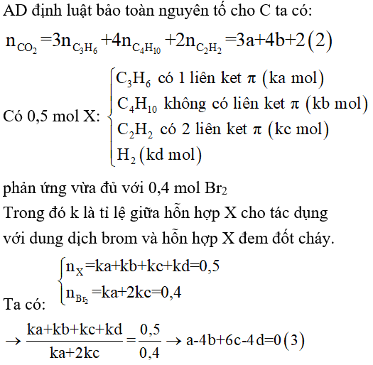 Phương pháp bảo toàn nguyên tố trong hóa học hữu cơ hay, chi tiết, có lời giải