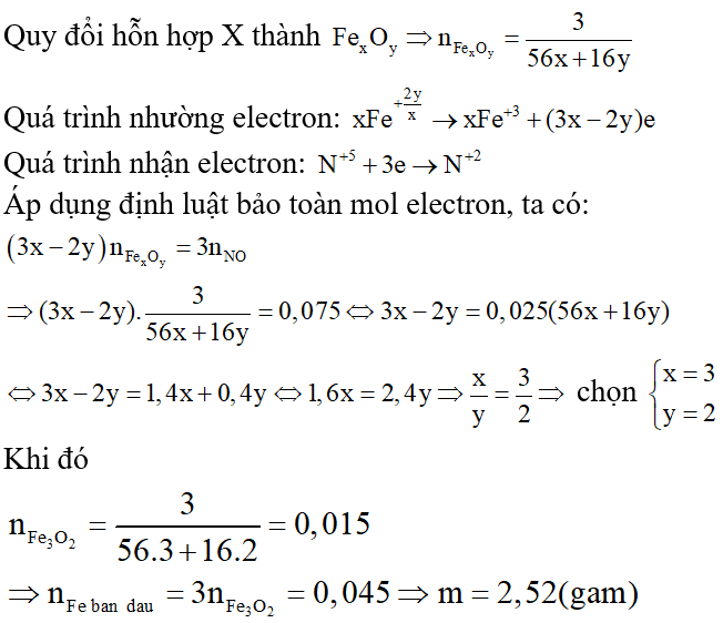 Phương pháp quy đổi trong hóa học vô cơ hay, chi tiết, có lời giải