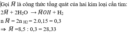 Phương pháp trung bình trong hóa học vô cơ hay, chi tiết, có lời giải