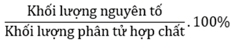 Tính phần trăm khối lượng các nguyên tố trong hợp chất lớp 7 (cách giải + bài tập)