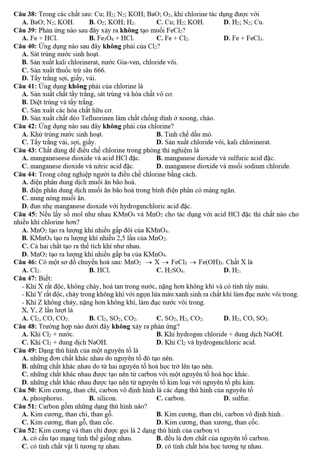 Chuyên đề bồi dưỡng HSG Hóa học 9 Phi kim (có lời giải)